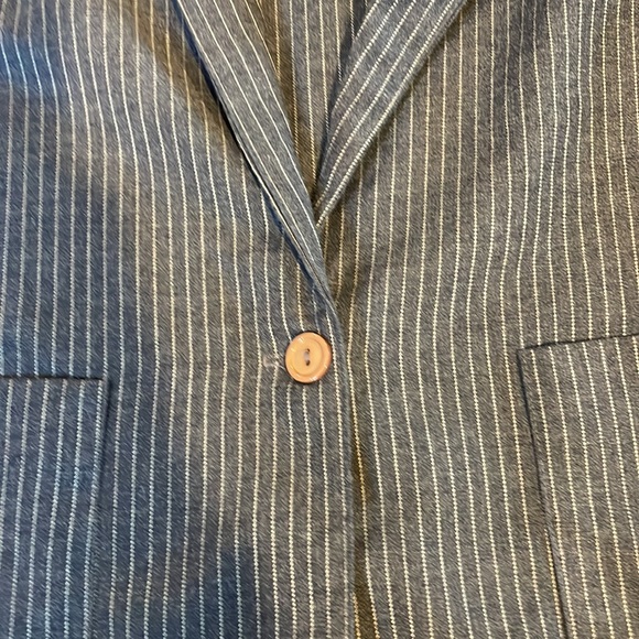 La Bene vintage, women’s suit, blazer, jacket, gray polyester, Orlon blend 9 /10 - Picture 11 of 12